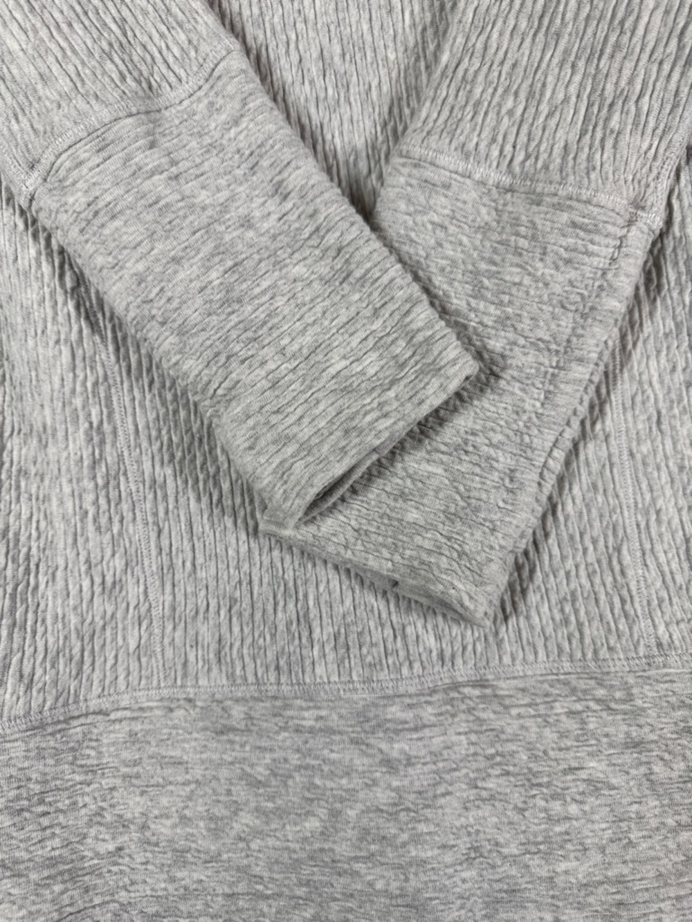 Lululemon Along the Way Dress Light Gray Cowl Neck Sweater Dress Ribbed Slouchy - Picture 9 of 14